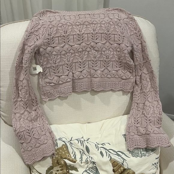 Altar’d State cropped bell sleeve sweater - NEW - Picture 5 of 5